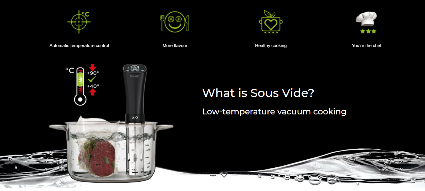 image of the Laica Immersion Sous Vide What is sous vide